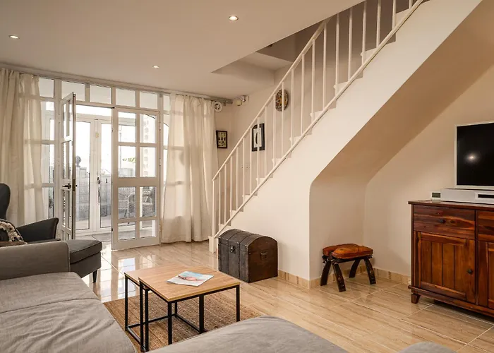 Cozy Two-storey House With Terrace In * Nerja